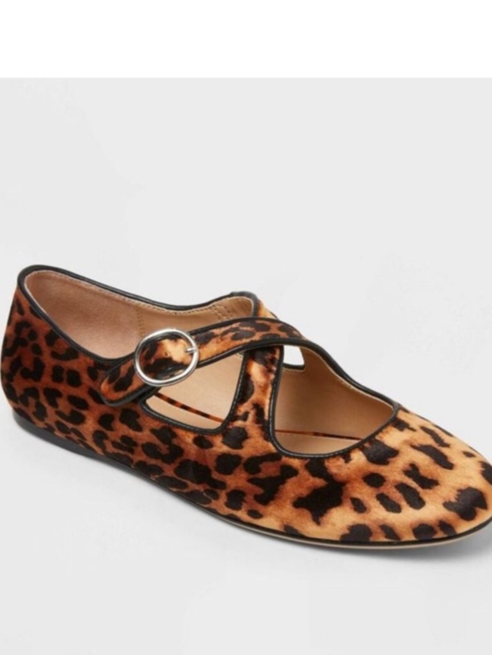 a new day NWT Leopard Print Mary Jane Flats in Brown and Black